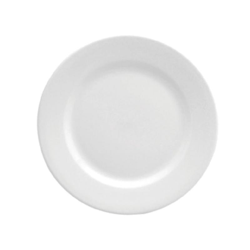 1880 Hospitality F8010000117 6-3/8 Inch Round Plate Porcelain Bright White