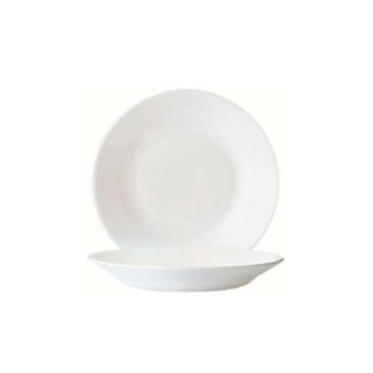 Arc Cardinal Arcoroc Restaurant White Rim Soup Plate 230 Oz (D9082178217) 8217Opal8217
