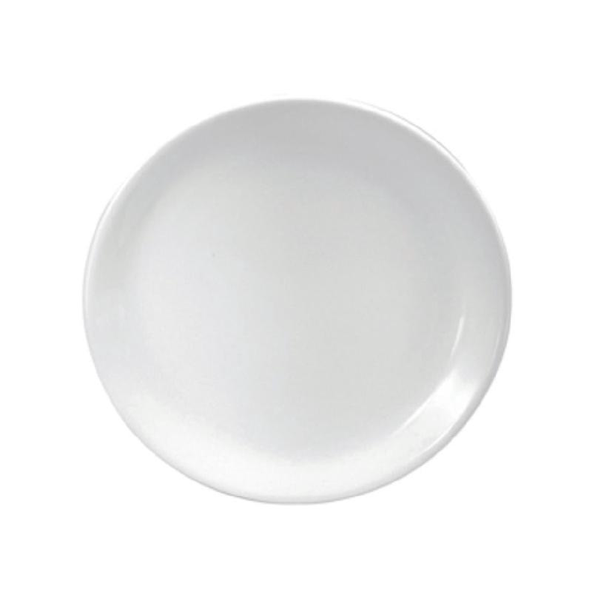 1880 Hospitality F8000000118C 6-38 Inch Round Plate Coupe Porcelain Bright White