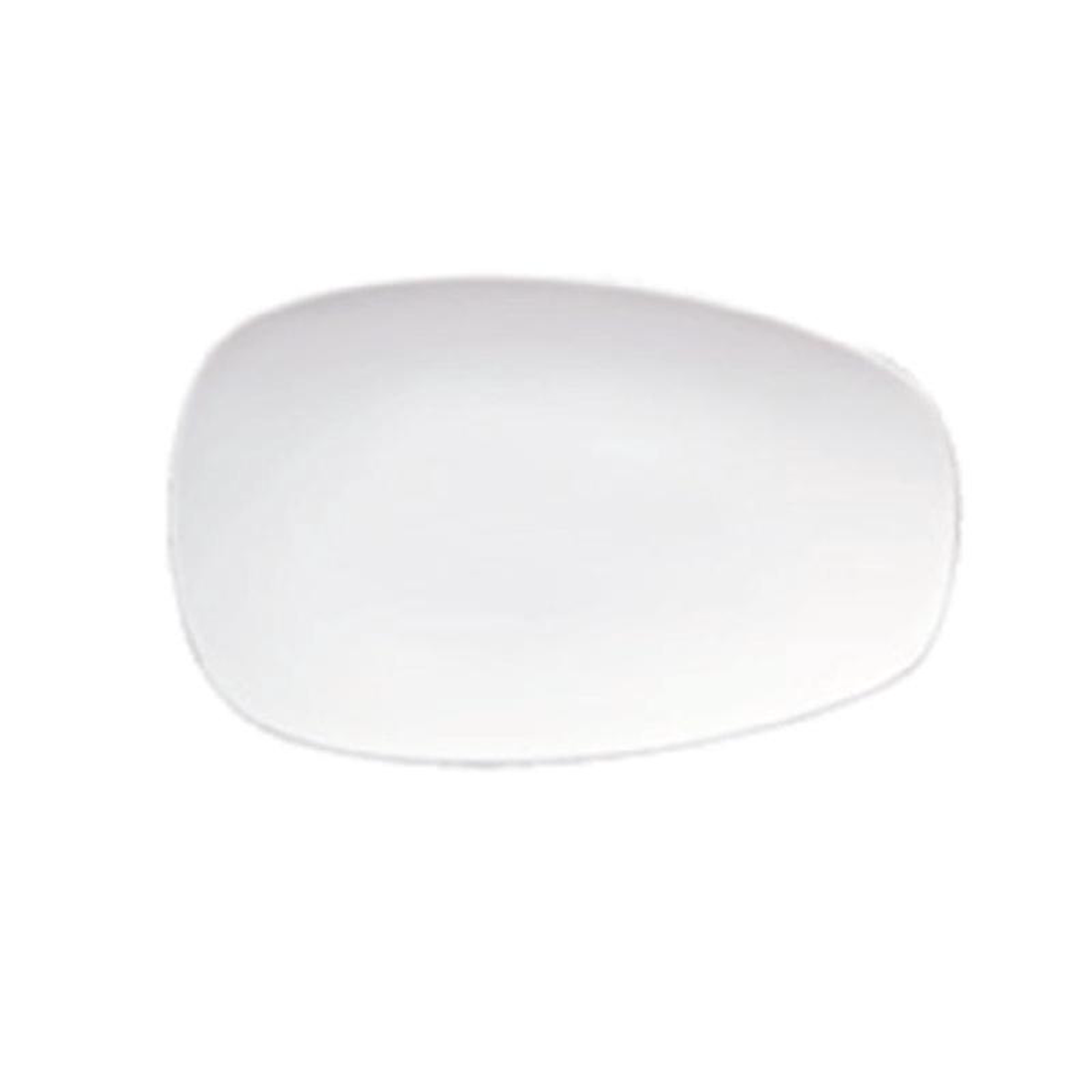 1880 Hospitality L5750000921 5-78 Inch Free Form Side Dish Porcelain White
