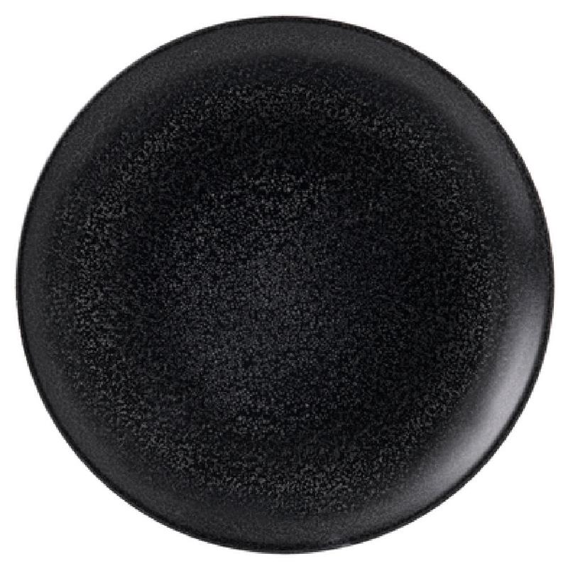 Arc Cardinal EB260 10.25 Inch Coupe Plate Vitrified Ceramic Black