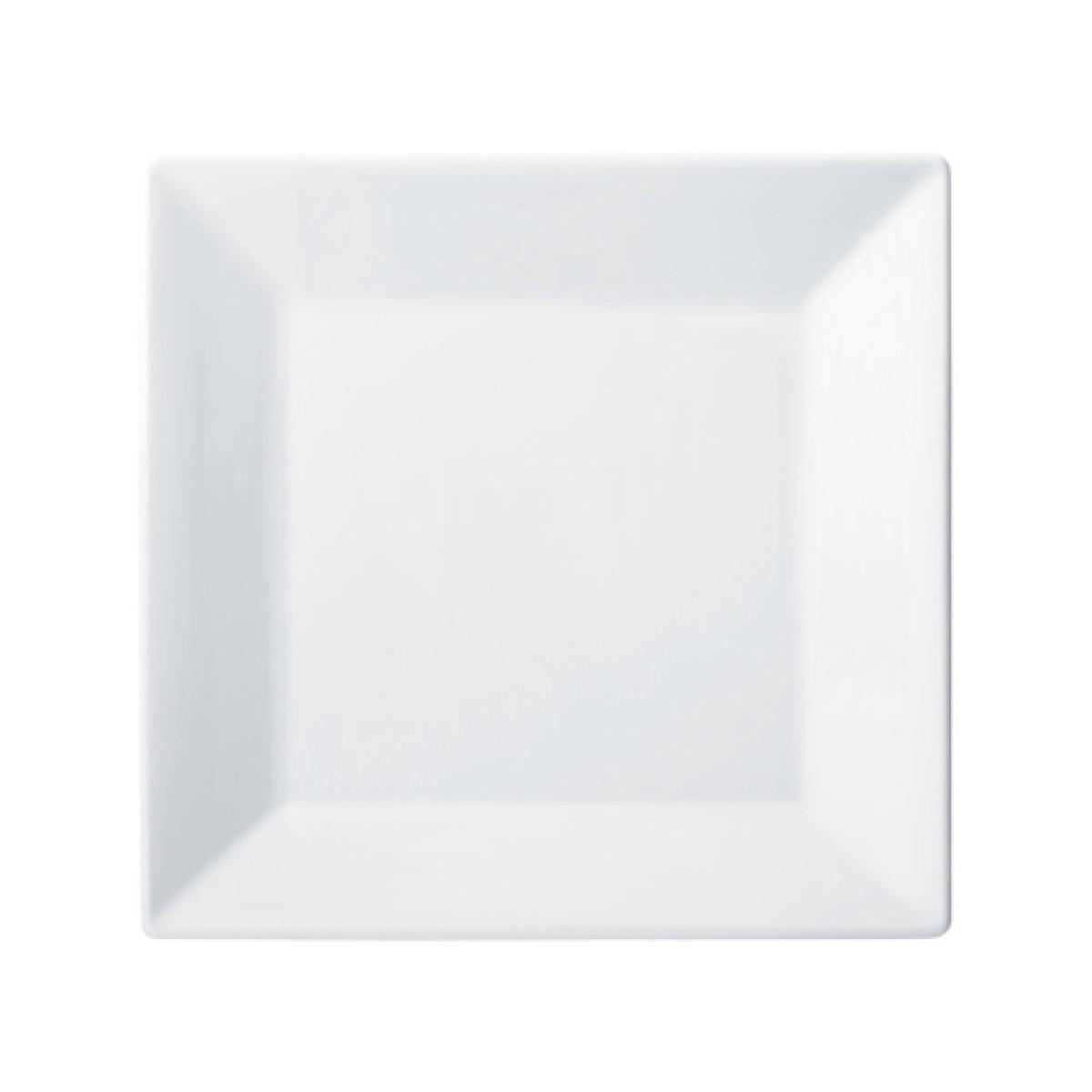 Winco RPS-10 Royalsquare Plate 10"L X 10"W X 1"H