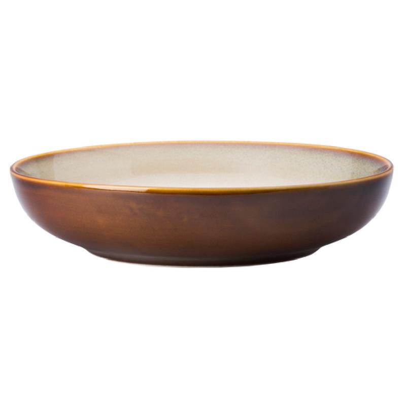 1880 Hospitality L6753066755 10-1/4 Inch Round Deep Coupe Plate Porcelain Two-tone Glaze