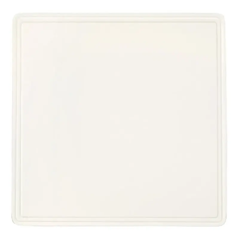 Libbey 905356005 11 Inch Square Plate China Narrow Rim Flat Porcelain White